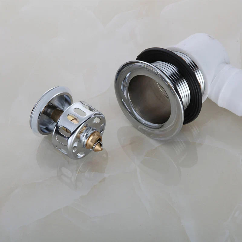DecorBites™ Copper Tub Tub Pop-Up Core Foot Drainer Valve Drain Pipe Fittings