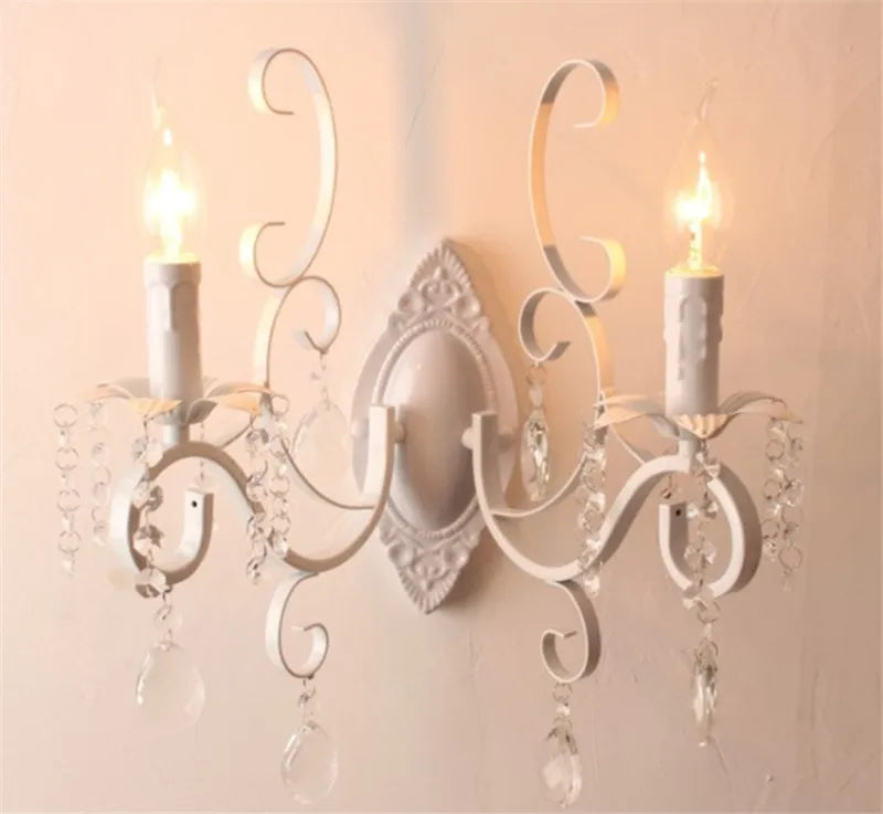 DecorBites™ Crystal Deco Loft Wall Lamp for Bedroom Restaurant Aisle Cafe Sconce
