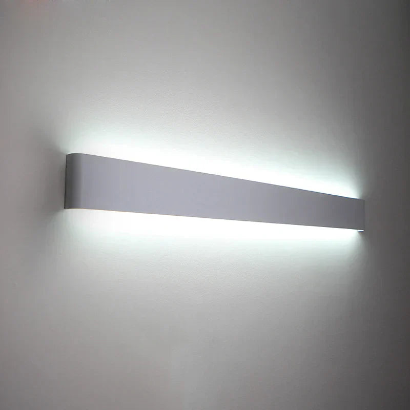 مصابيح جدارية LED من DecorBites™: تصميم عصري بسيط، إضاءة داخلية لغرفة النوم والحمام بقوة 6W/14W