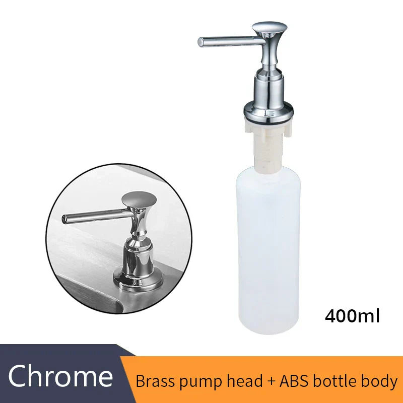 DecorBites™ 400ML Plastic Liquid Soap Dispenser Spray for Kitchen and Bathroom