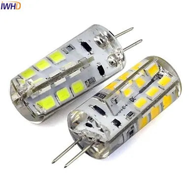 DecorBites™ LED لمبة إضاءة 12V G4 بقوة 24xSMD3528 و120 لومن - عبوة من 10 قطع