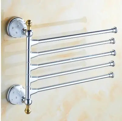 DecorBites™ Bathroom Hardware Set: Toilet Paper, Roll Holder, Brush Holder, Coat Hook