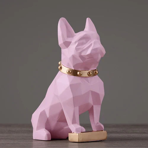 DecorBites™ Dog Statue Resin Decor Modern Art Animal Sculpture Figurine Garden Home Ornaments
