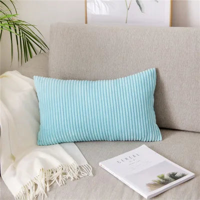 DecorBites™ Corduroy Flocking Velvet Pillow Cover 40x60cm