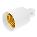 محول مقبس حامل مصباح LED من ديكور بايتس™ من G24 إلى E27 - أبيض