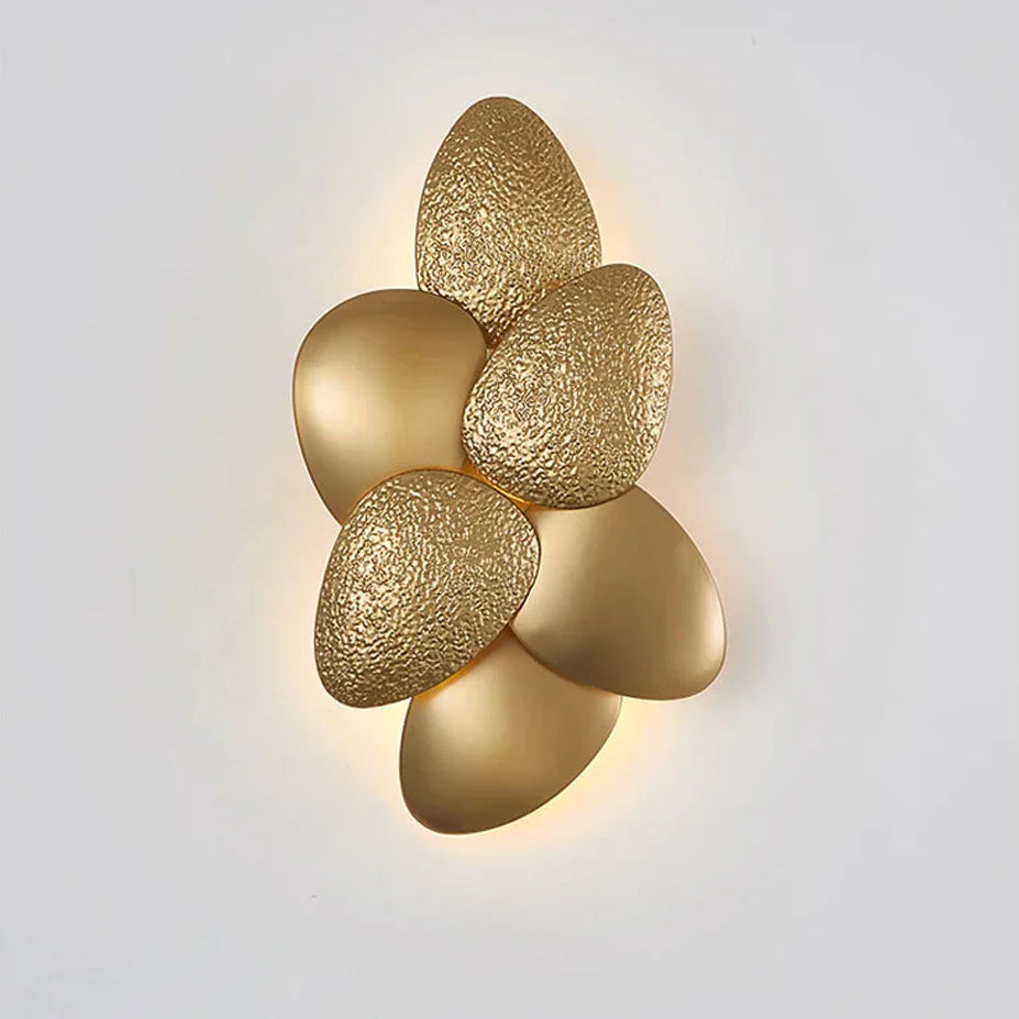 مصباح حائط LED ذهبي من الستانلس ستيل من DecorBites™ لغرفة النوم والردهة