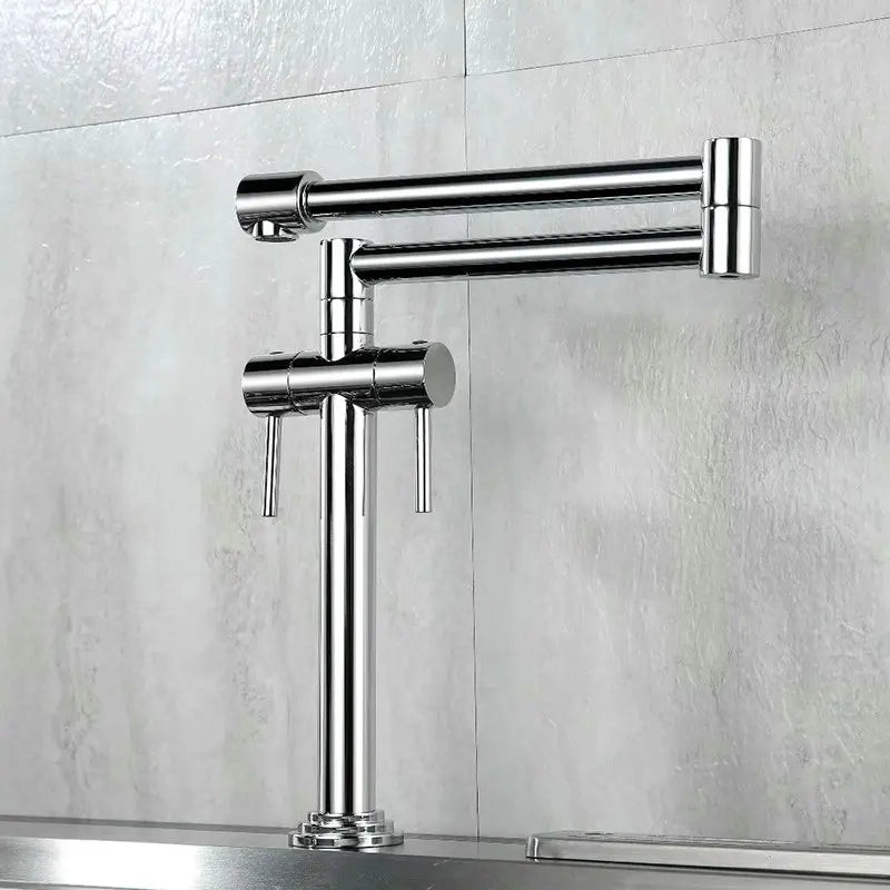 Robinet de cuisine DecorBites™ : Mitigeur d'évier monté sur plan en laiton massif, disponible en plusieurs finitions
