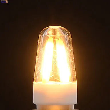 DecorBites™ لمبة LED G9 ذات سنين، أضواء COB قابلة للتعتيم 110 فولت-220 فولت بديل الهالوجين
