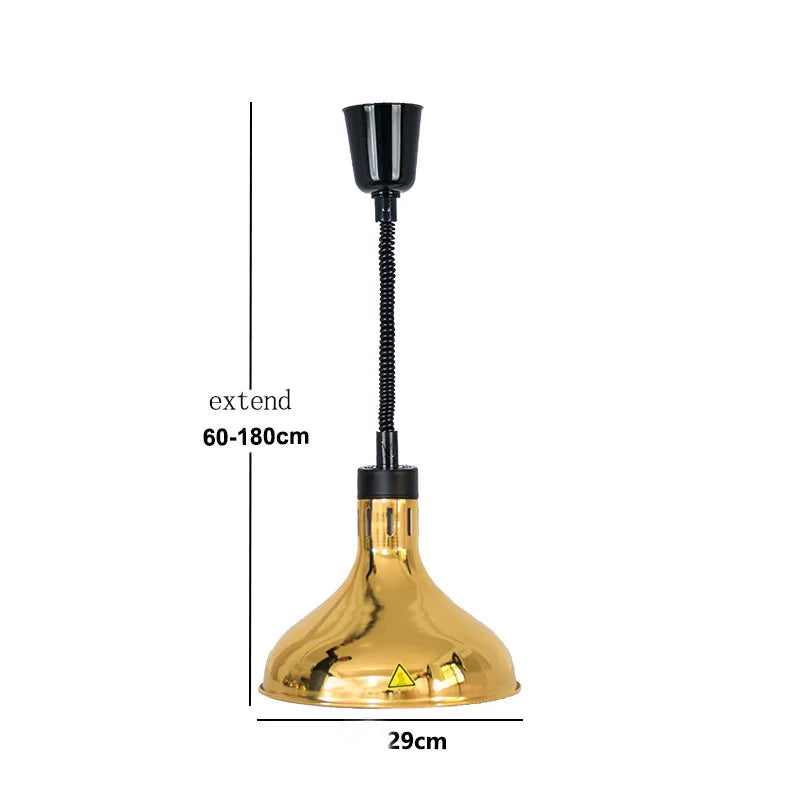 DecorBites™ 250W Electric Heat Lamp Food Preservation Pendant Light