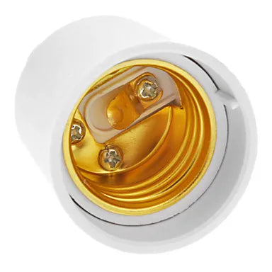محول مقبس حامل مصباح LED من ديكور بايتس™ من G24 إلى E27 - أبيض