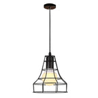 Vintage Black Metal Edison Pendant Light