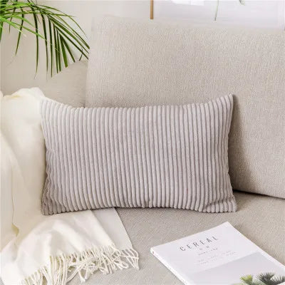 DecorBites™ Corduroy Flocking Velvet Pillow Cover 40x60cm