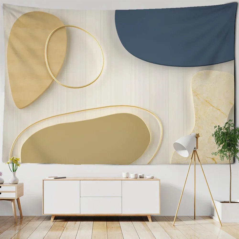 DecorBites™ 3D Pattern Tapestry Wall Hanging for Bohemian Hippie Home Decor