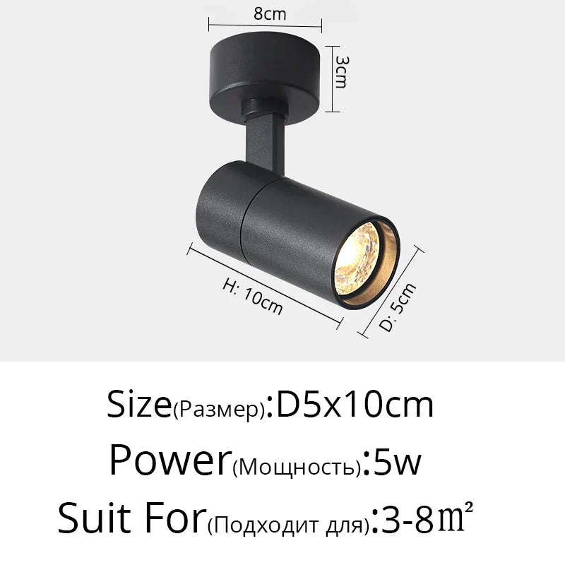 Plafonniers spots orientables à LED DecorBites™ pour mur de fond et allée