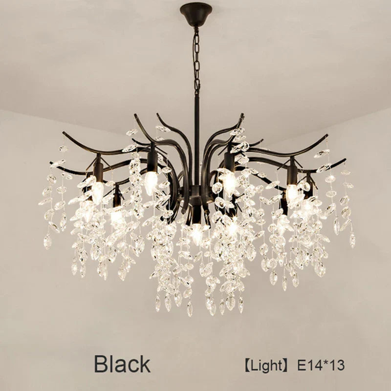ثريا كريستال LED من DecorBites™: إضاءة داخلية فاخرة للمنزل والمطبخ وغرفة المعيشة