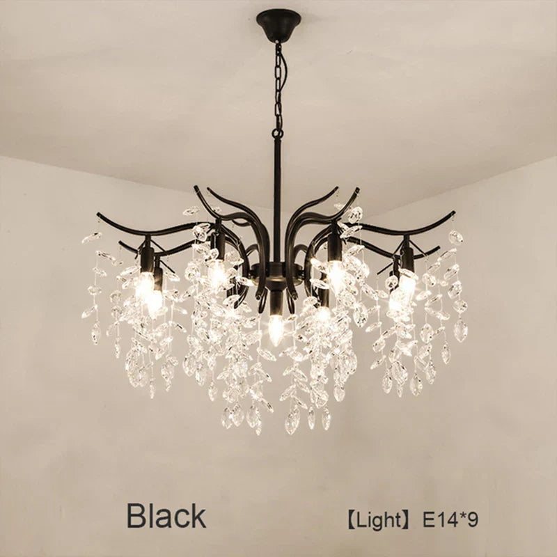 ثريا كريستال LED من DecorBites™: إضاءة داخلية فاخرة للمنزل والمطبخ وغرفة المعيشة