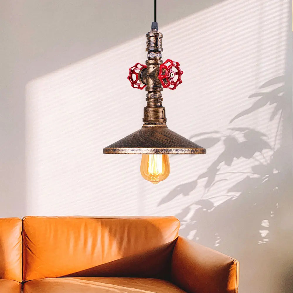 DecorBites™ Industrial Retro Pendant Light Fixture Water Pipe Lamp for Kitchen and Home Decor