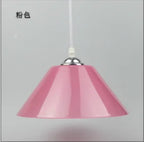 Modern PVC Dome Pendant Light With Iron Accents