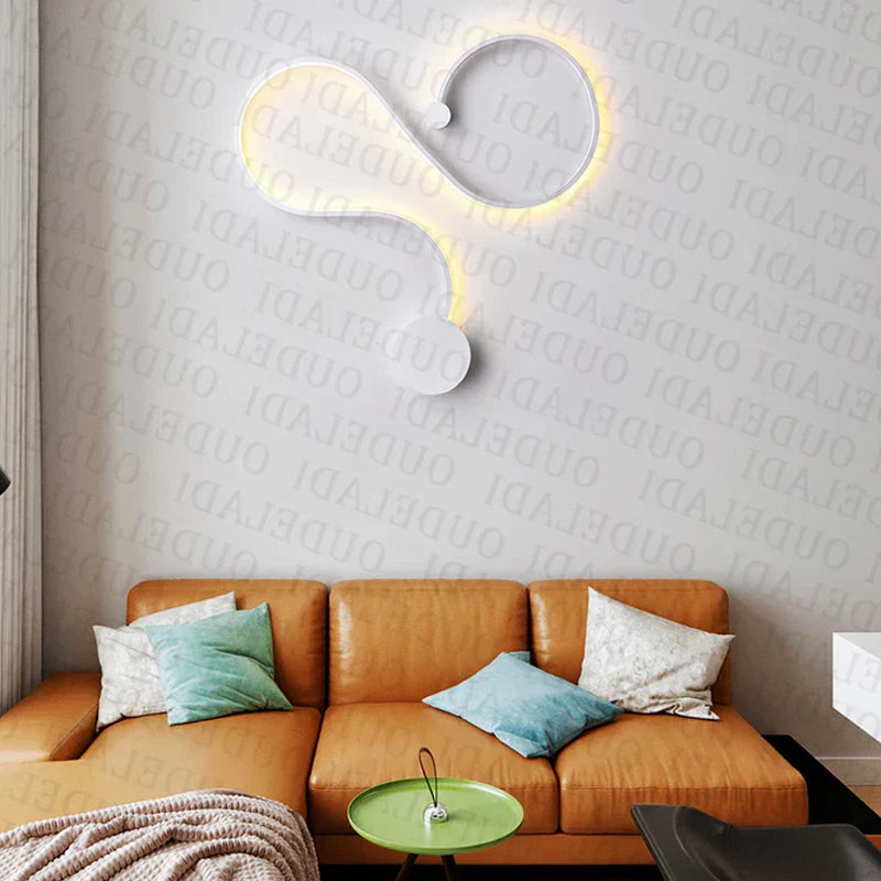 مصابيح حائط LED من DecorBites™ من الألومنيوم لديكور إضاءة المنزل