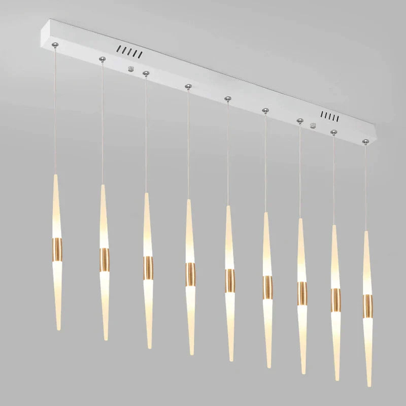 ثريا LED من DecorBites™: إضاءة سقف مذهلة لغرفة المعيشة وغرفة النوم والمطبخ، تصميم معلّق طويل