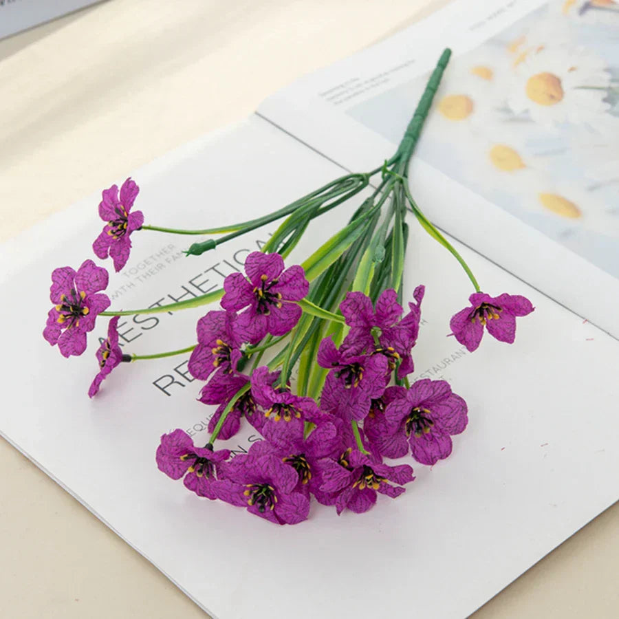 DecorBites™ Artificial Cherry Blossom Wall Flowers - Home Garden Wedding Decor