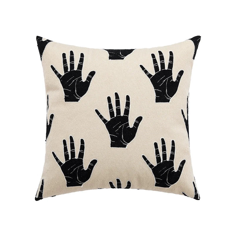 DecorBites™ Abstract Handmade Knot Cotton Cushion Cover for Sofa Bed 45x45cm