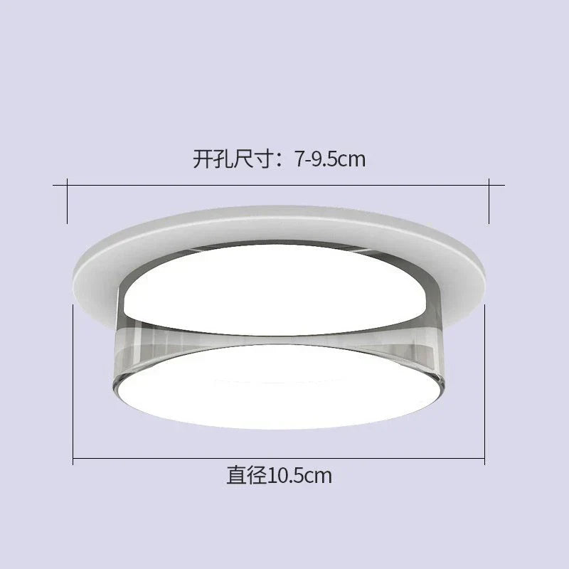 DecorBites™ Crystal LED Ceiling Lamp for Living Room Bedroom Kitchen Bathroom