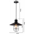 DecorBites™ Industrial Iron Pendant Lights for Home and Retail Spaces