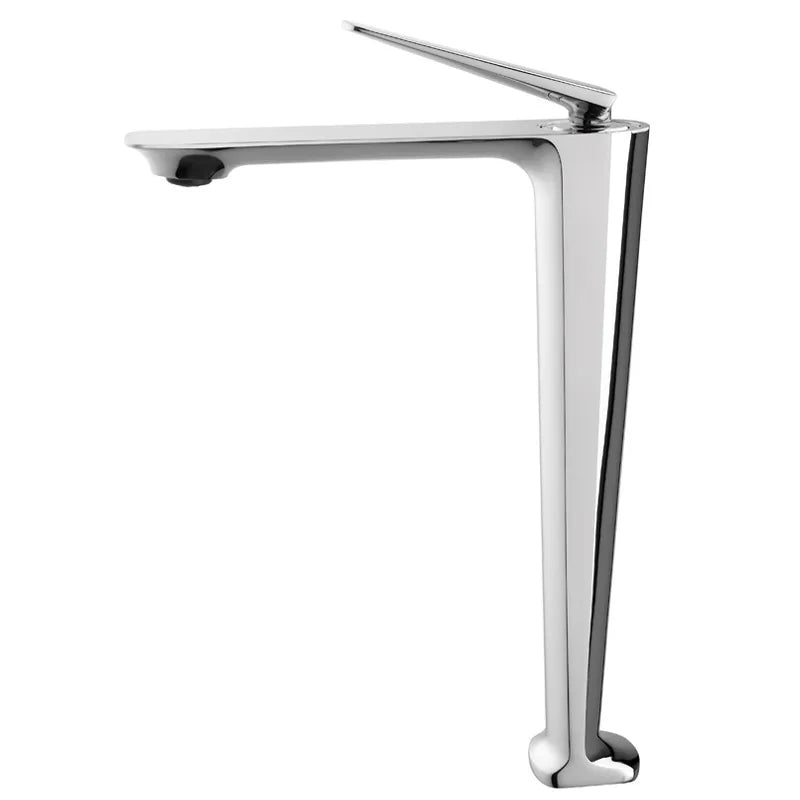 DecorBites™ Brushed Gold Basin Faucet - Hot/Cold Sink Tap - Deck Mount Mixer