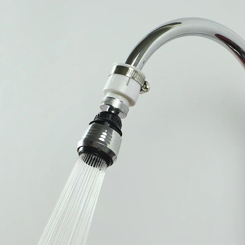 DecorBites™ Kitchen Faucet Aerator: 360 Degree Swivel, 2 Modes, Water Saving Nozzle