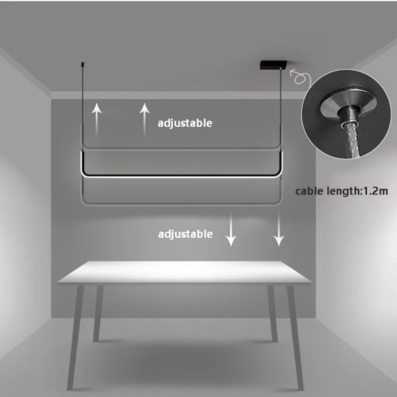 DecorBites™ Lustre de Plafond LED Dimmable pour Décoration Intérieure Moderne