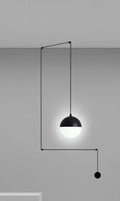 مصباح DecorBites™ المعلق الكروي الزجاجي، ثريا LED لجزيرة المطبخ