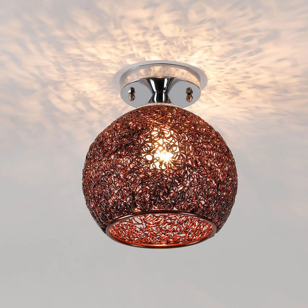DecorBites™ Glass Ball LED Ceiling Lights for Home Decor and Minimalist Living Rooms