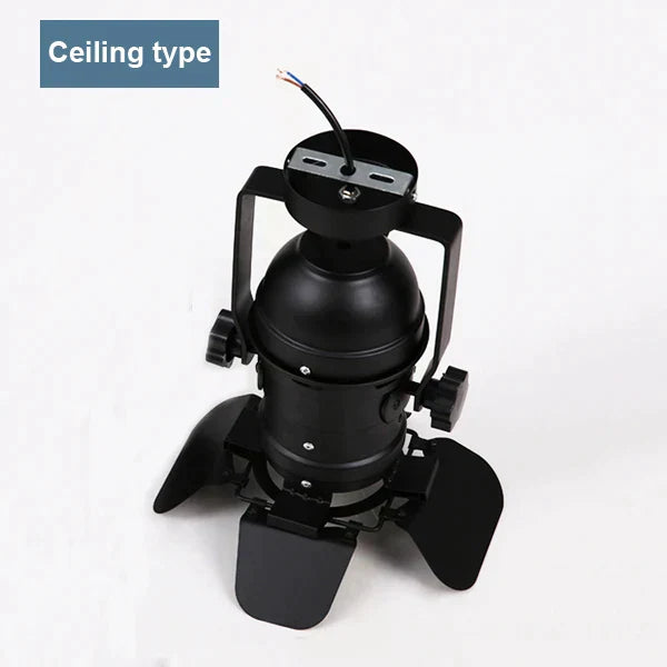 DecorBites™ Loft Dome Track Light: مصباح صناعي عتيق قابل للتعديل للمتاجر والمقاهي والمطاعم