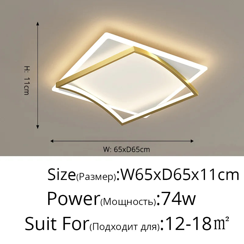 ثريات إضاءة LED DecorBites™ قابلة للتعتيم، مصباح عصري لديكور المنزل
