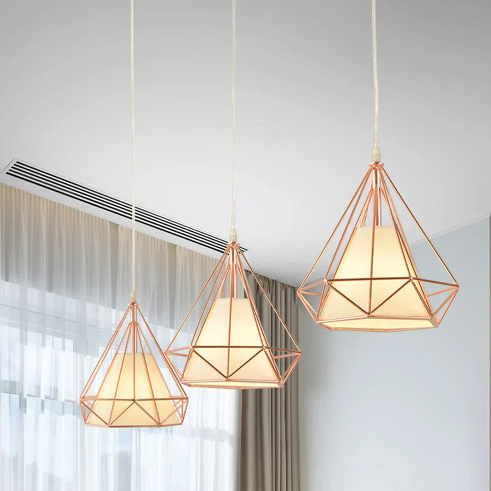 DecorBites™ مصابيح متدلية صناعية E27 LED مصباح معلق إضاءة عصرية للمنزل