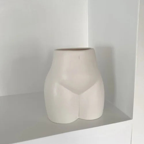 DecorBites™ Abstract Human Body Vase - Ceramic Half-length Home Decoration