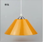 Modern PVC Dome Pendant Light With Iron Accents