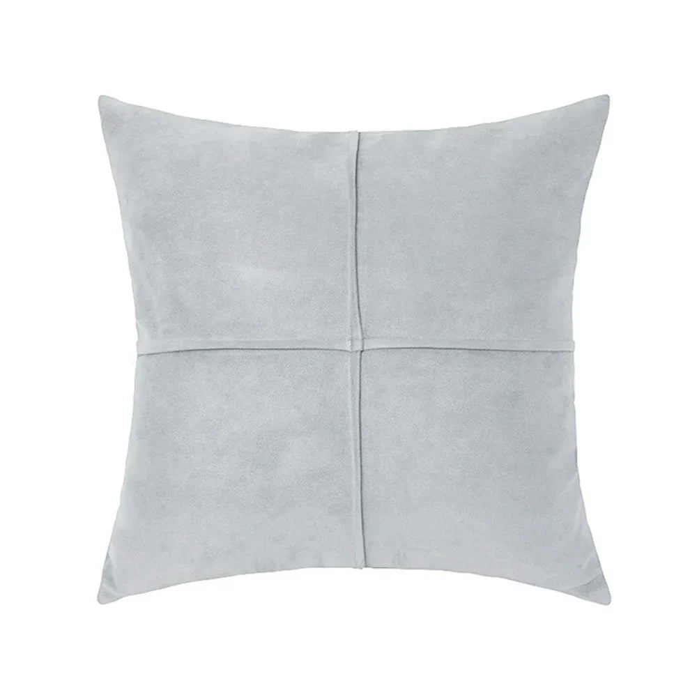DecorBites™ Cross Faux Suede Throw Pillow Cover for Car Couch Sofa Bed Home Decor