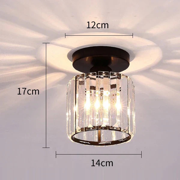 DecorBites™ Crystal Aisle Corridor Ceiling Light - Modern Luxury Indoor Hang Lamp