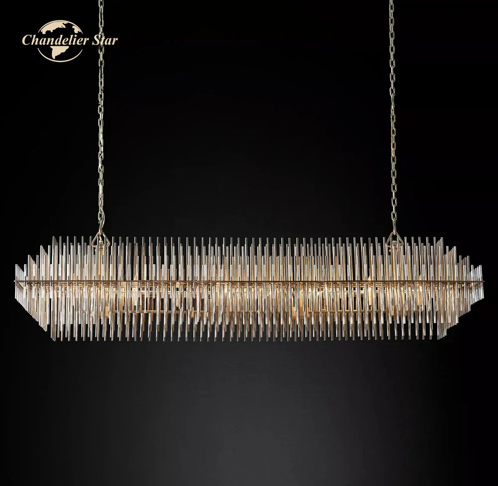 ثريا إيميل LED من DecorBites™ - إضاءة أنيقة لغرفة الطعام والمعيشة