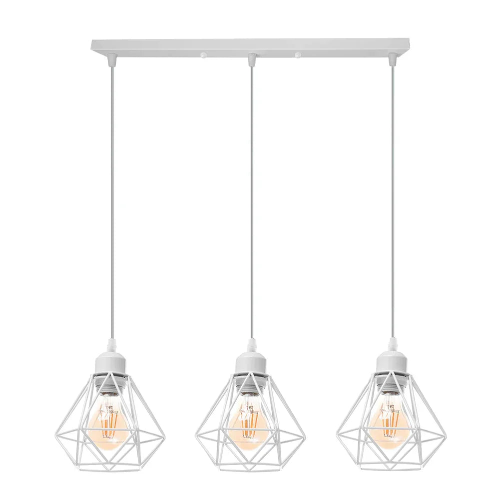 DecorBites™ Iron Frame Pendant Chandelier for Restaurant Teahouse Lighting