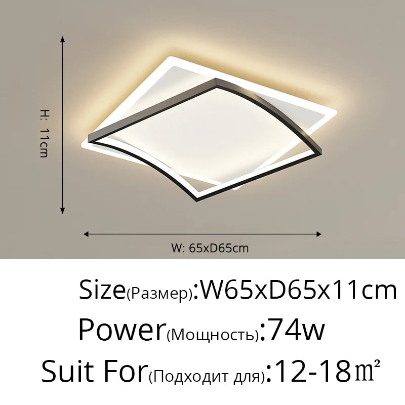 ثريات إضاءة LED DecorBites™ قابلة للتعتيم، مصباح عصري لديكور المنزل