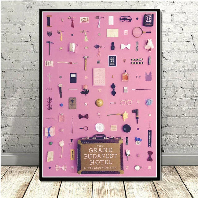 DecorBites™ Grand Budapest Hotel Minimalist Wall Poster for Stylish Home Decor