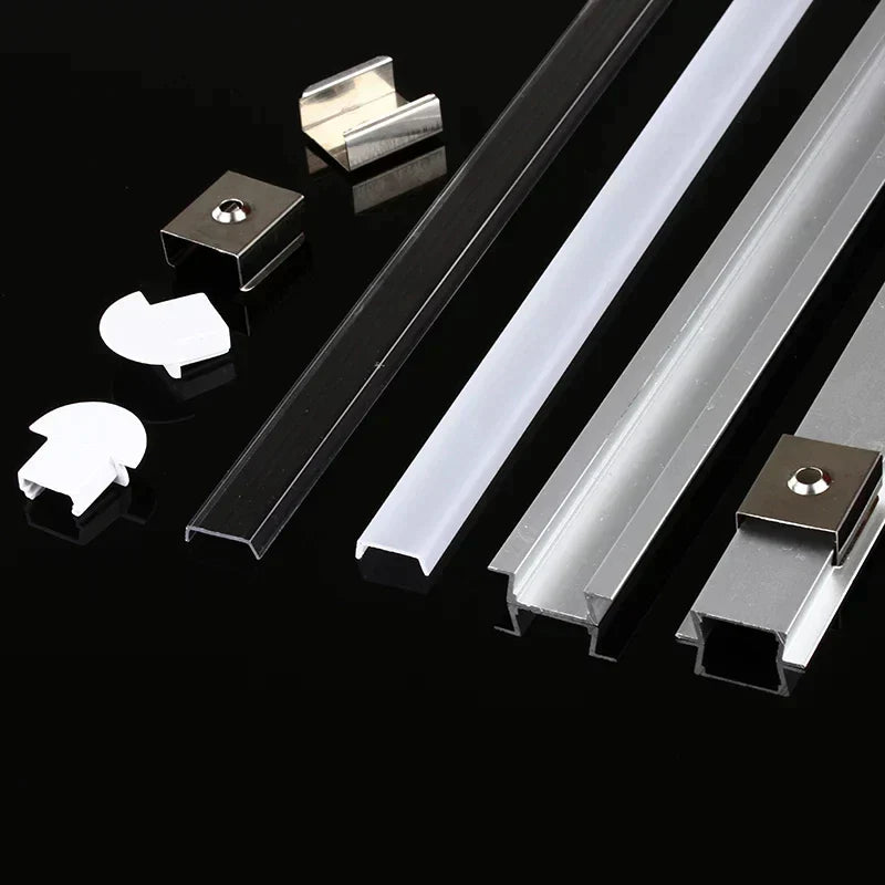 قنوات شريط إضاءة LED مدمجة من الألومنيوم DecorBites™