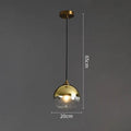 DecorBites™ Glass Ball Pendant Light - Modern Nordic LED Hanging Fixture for Dining and Kitchen