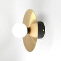 DecorBites™ Golden Glass Ball Sconce Wall Light Fixture for Home Decor