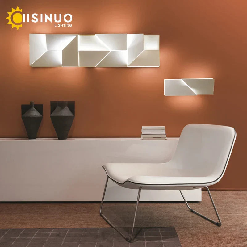 DecorBites™ Geometric Art Indoor Wall Lamp for Bedroom Living Room Staircase Home Decor
