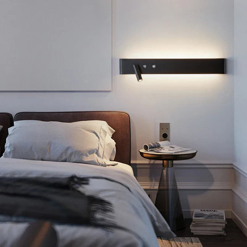 مصباح حائط LED قابل للتعديل من DecorBites™ لإضاءة عصرية للقراءة وغرف النوم