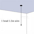 Black Rope Spider Pendant Light